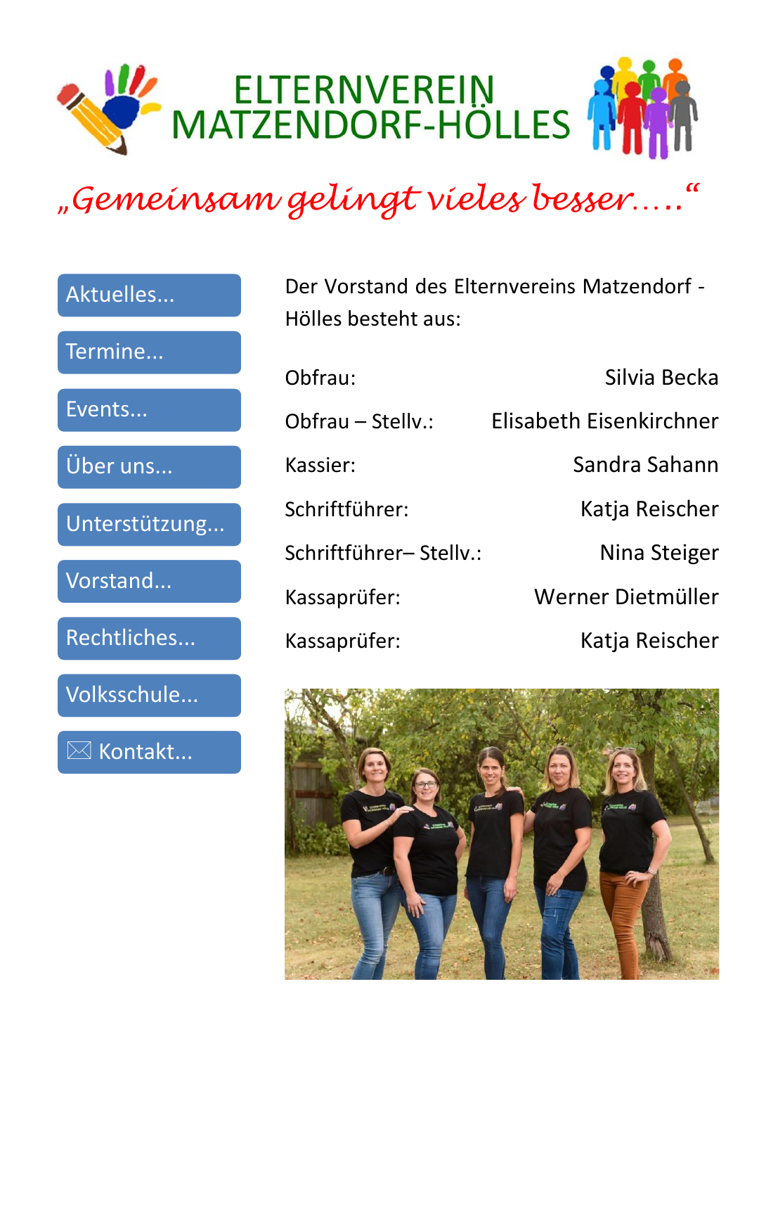 EV Matzendorf-Hoelles - Vorstand